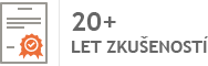 20+ Let zkušeností