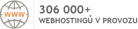 306 000+ Webhostingů v provozu